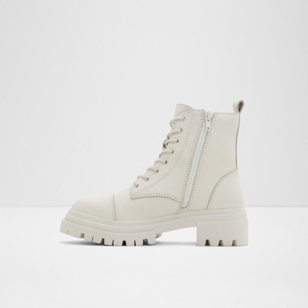 Bottes de combat Aldo Bigmark - Lug Sole Blanche | TUWDOS-150