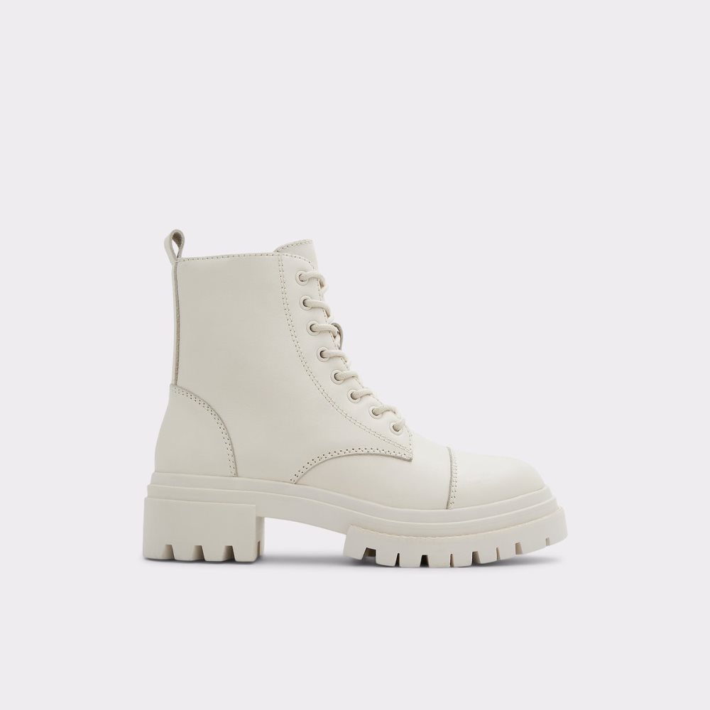 Bottes de combat Aldo Bigmark - Lug Sole Blanche | TUWDOS-150