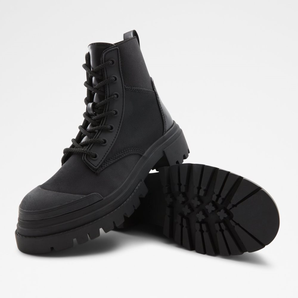 Bottes de combat Aldo Charline - Lug Sole Noir | RZSCKE-045