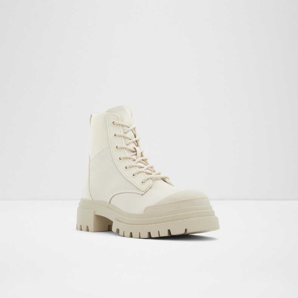 Bottes de combat Aldo Charline - Lug Sole Blanche | WRZQTU-732