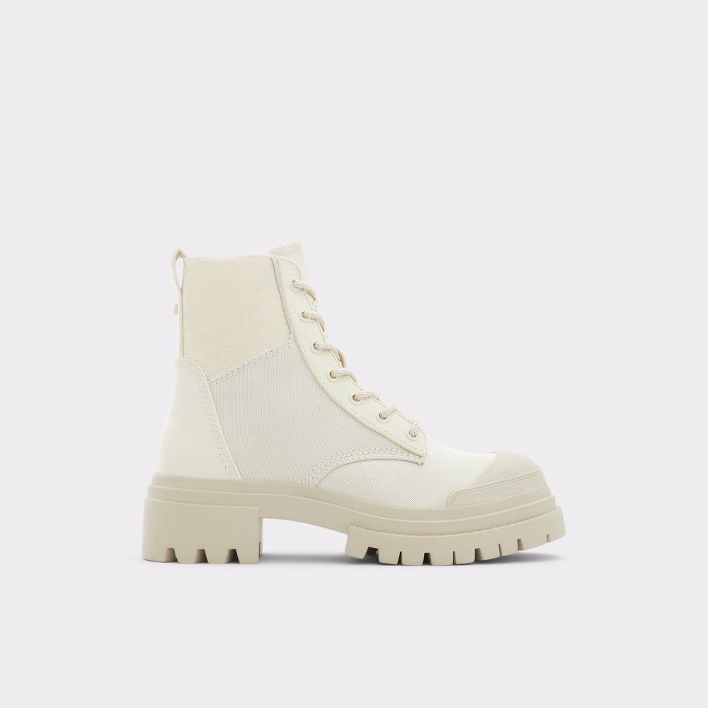 Bottes de combat Aldo Charline - Lug Sole Blanche | WRZQTU-732