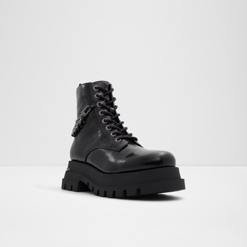 Bottes de combat Aldo Grandeur - Lug Sole Noir | TCDLWN-029