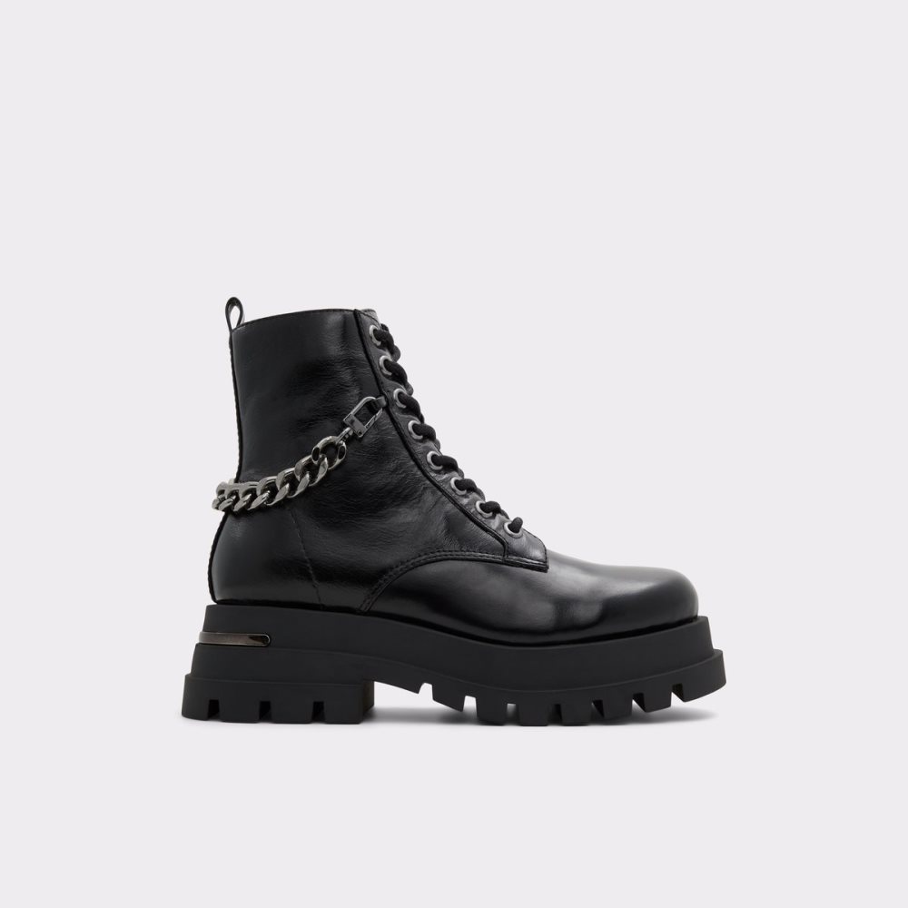 Bottes de combat Aldo Grandeur - Lug Sole Noir | TCDLWN-029