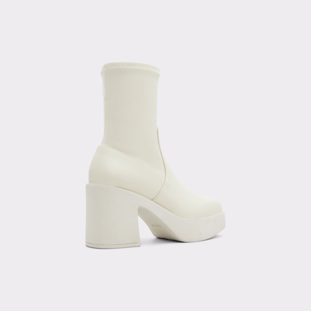 Bottines Aldo Upstep Blanche | PCXBHJ-426