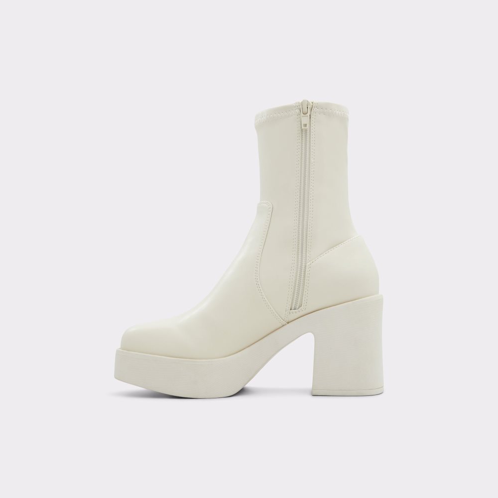 Bottines Aldo Upstep Blanche | PCXBHJ-426