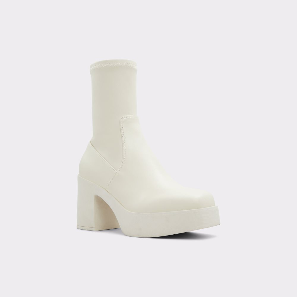 Bottines Aldo Upstep Blanche | PCXBHJ-426