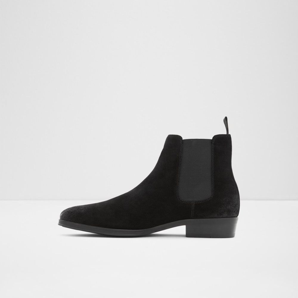 Bottines Chelsea Aldo Cord Noir | NQRIHS-915