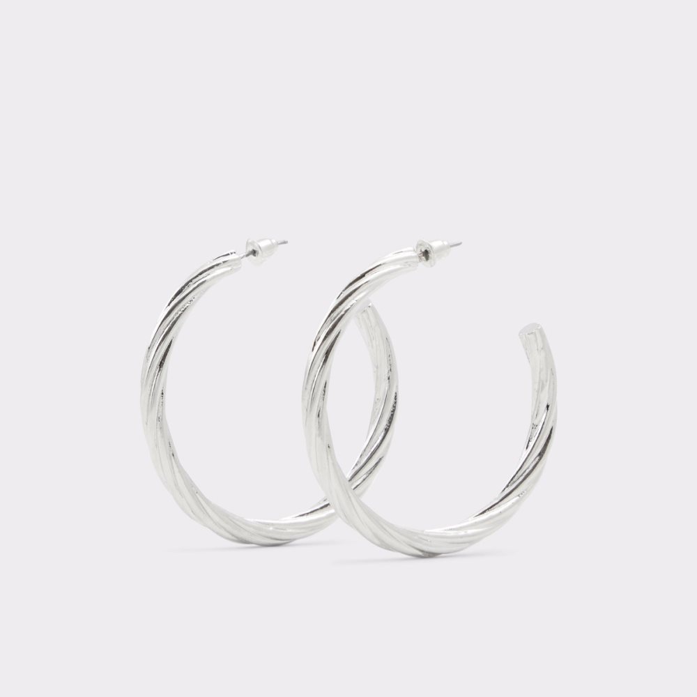 Boucle d\'oreille Aldo Gweasean Hoop Argent | QEBDAF-256