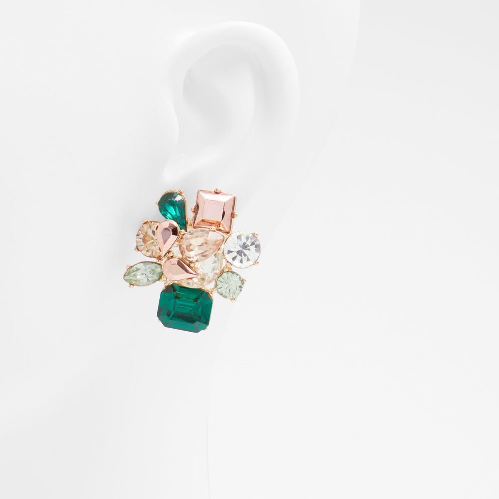 Boucle d'oreille Aldo Malamocco Statement Vert | CANDWR-532