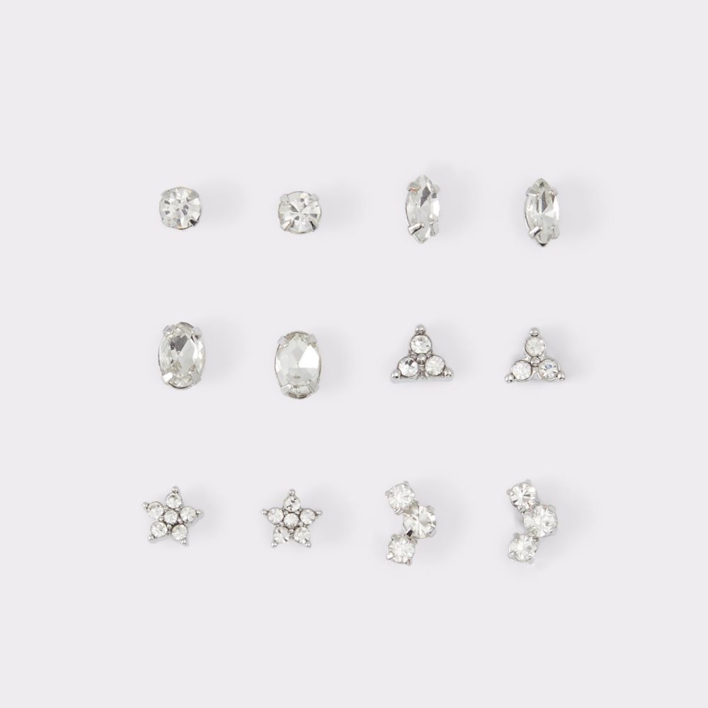 Boucle d\'oreille Aldo Oleratha Stud Argent Multicolore | GTXQBF-612