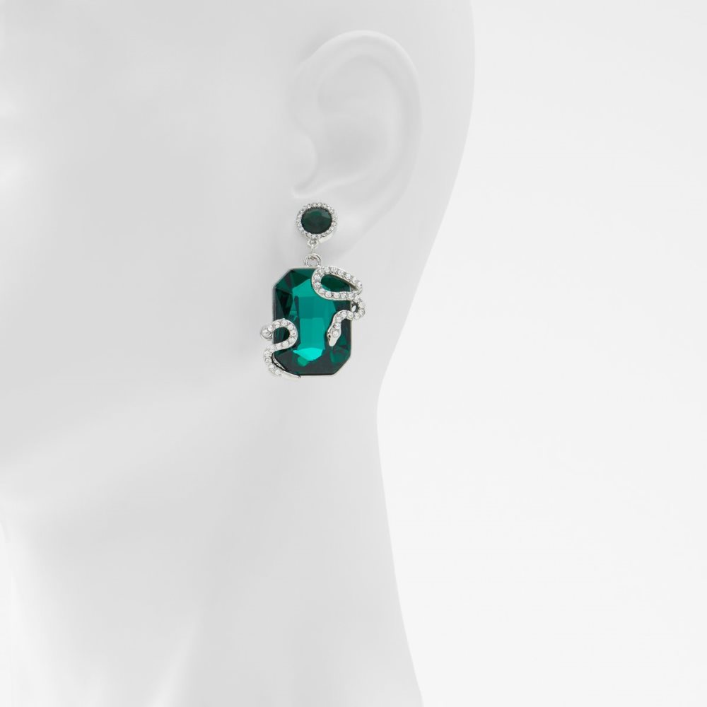 Boucle d'oreille Aldo Uleawen Pendant Vert Foncé | ZWHRSK-846