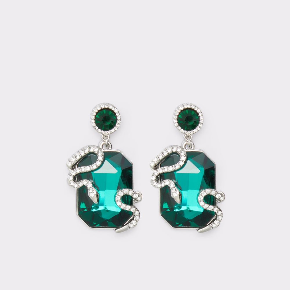 Boucle d\'oreille Aldo Uleawen Pendant Vert Foncé | ZWHRSK-846