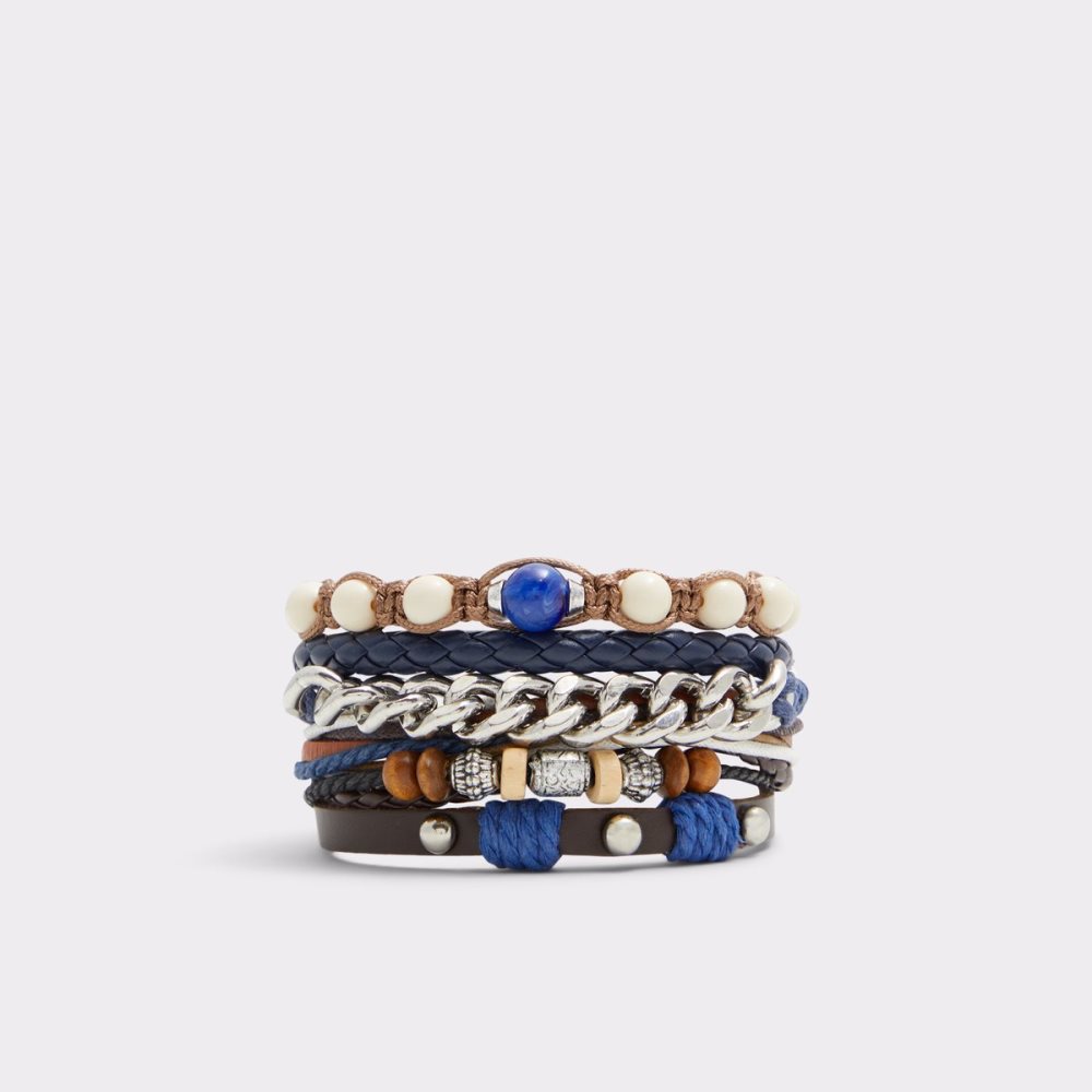 Bracelet Aldo Maenflex Blanche Bleu Marine | HDYBEL-792