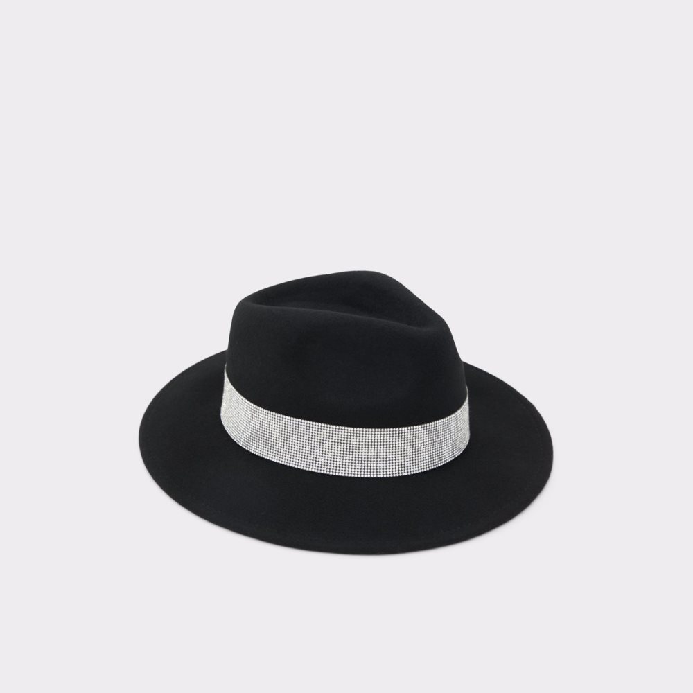 Chapeaux Aldo Coemas Fedora Noir Argent Multicolore | IBACTJ-419