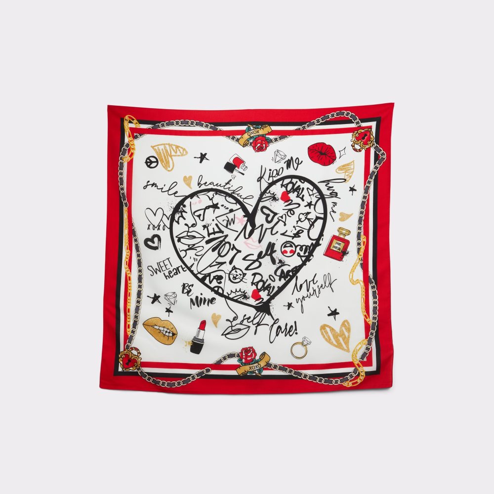 Chapeaux Aldo Lenandra Scarf Rouge | TJGHFS-569