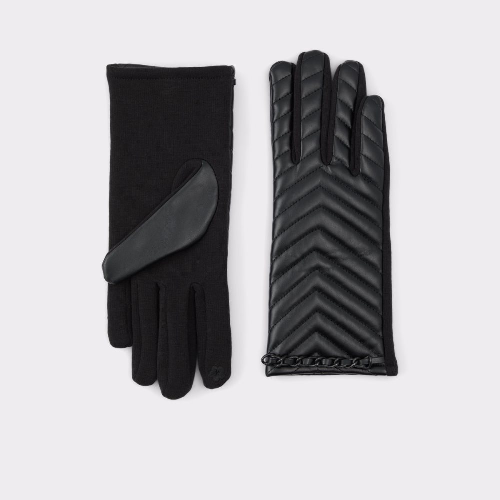 Chapeaux Aldo Qahar Gloves Noir | UNOMJP-765