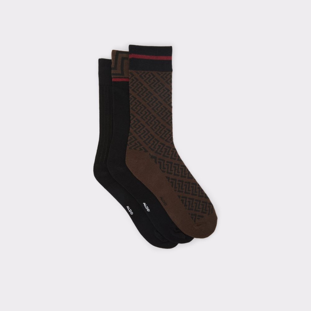 Chaussettes Aldo Lebaillif Marron Foncé | ZWFOTC-529