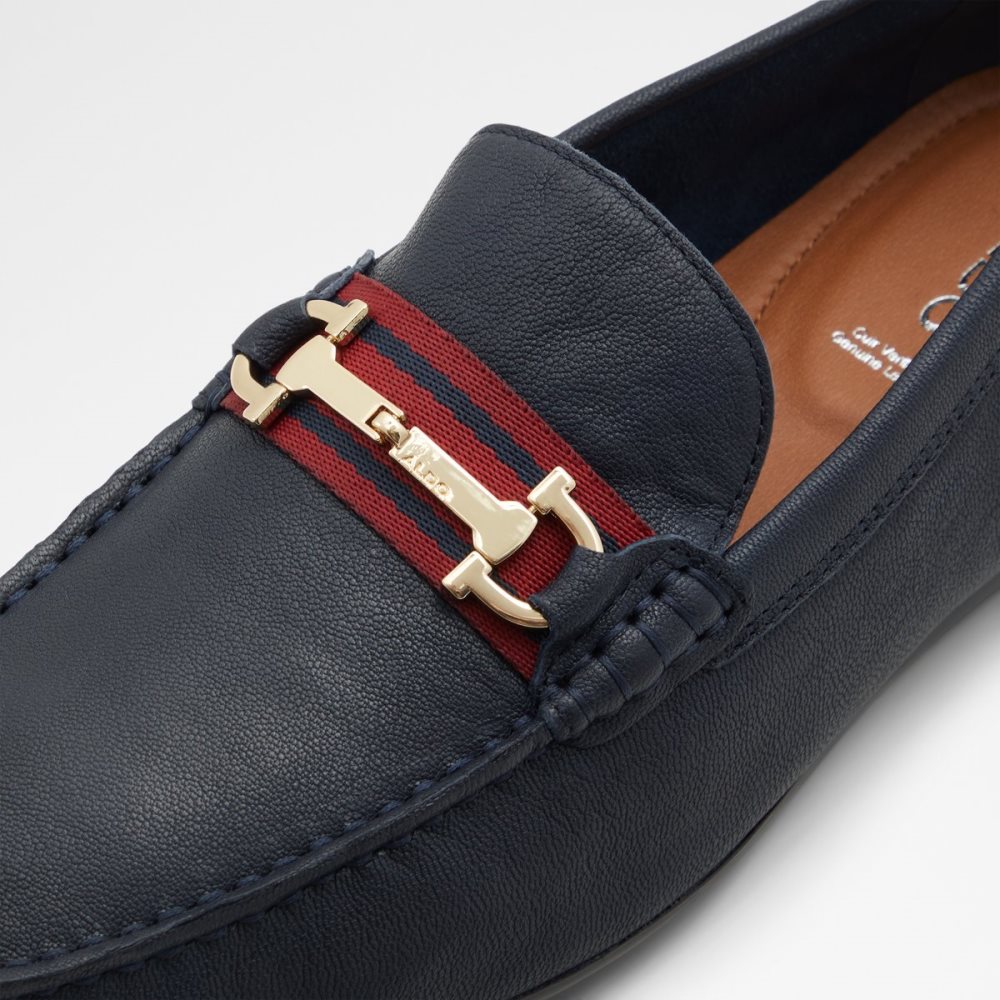 Chaussures Casual Aldo Fangio Driving Bleu Marine | RNSBFP-204