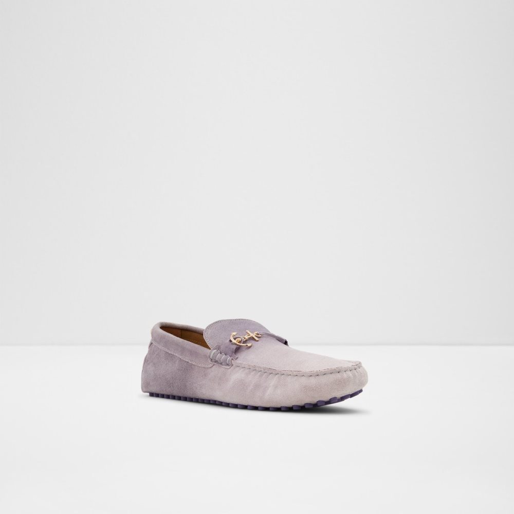 Chaussures Casual Aldo Guyaume Driving Violette Clair | TCKVGH-580