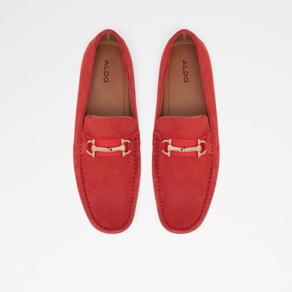 Chaussures Casual Aldo Scuderia Driving Rouge Clair | LZQYVX-264