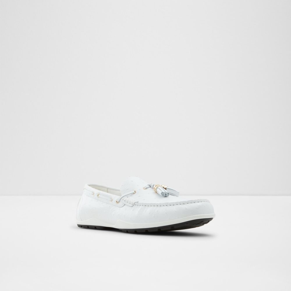 Chaussures Casual Aldo Sheremo Driving Blanche | BDRANK-239