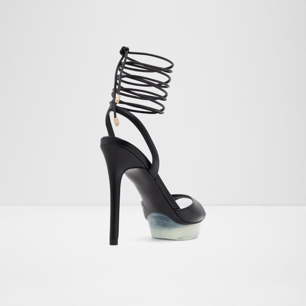 Chaussures Plateforme Aldo Bossis Talons Sandal - Stiletto Noir | AHFRTE-312