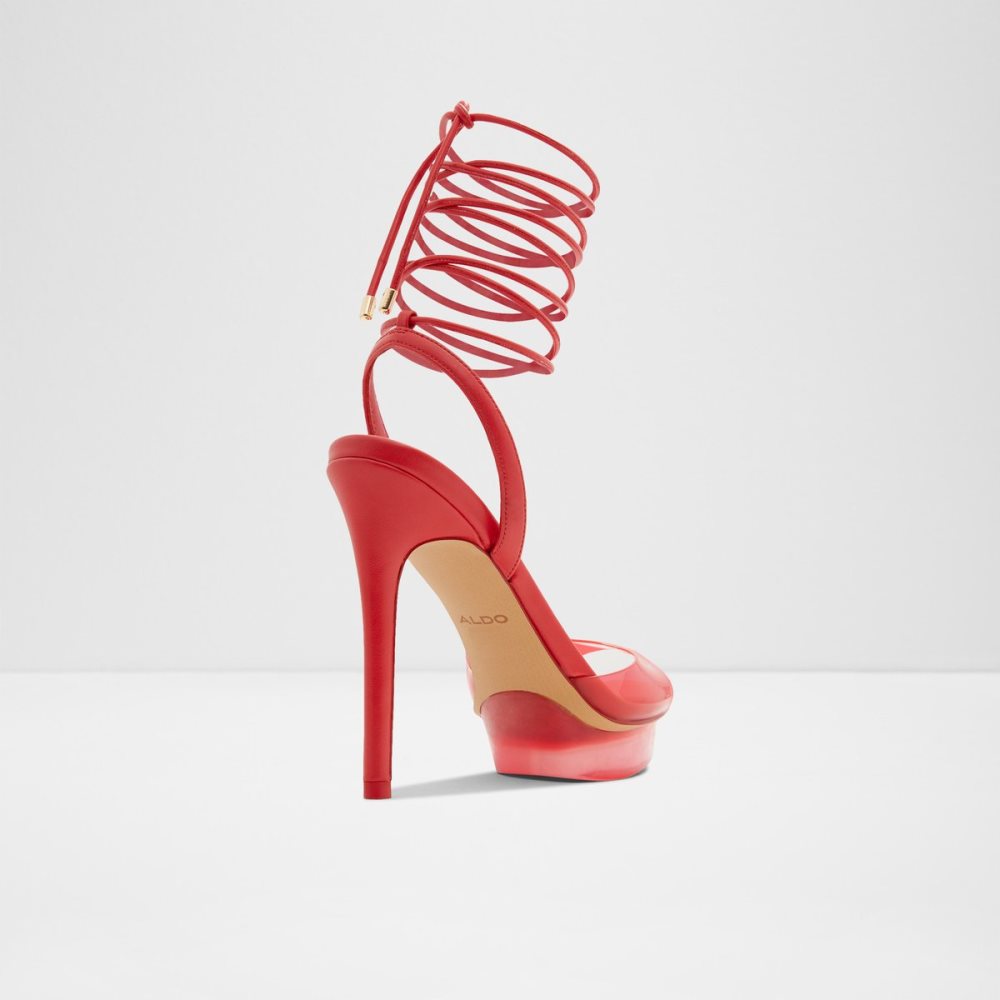 Chaussures Plateforme Aldo Bossis Talons Sandal - Stiletto Rouge | DKXUQC-960