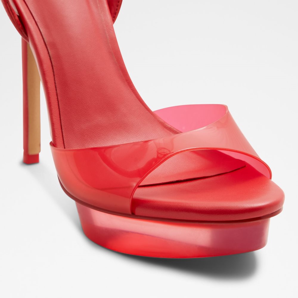 Chaussures Plateforme Aldo Bossis Talons Sandal - Stiletto Rouge | DKXUQC-960