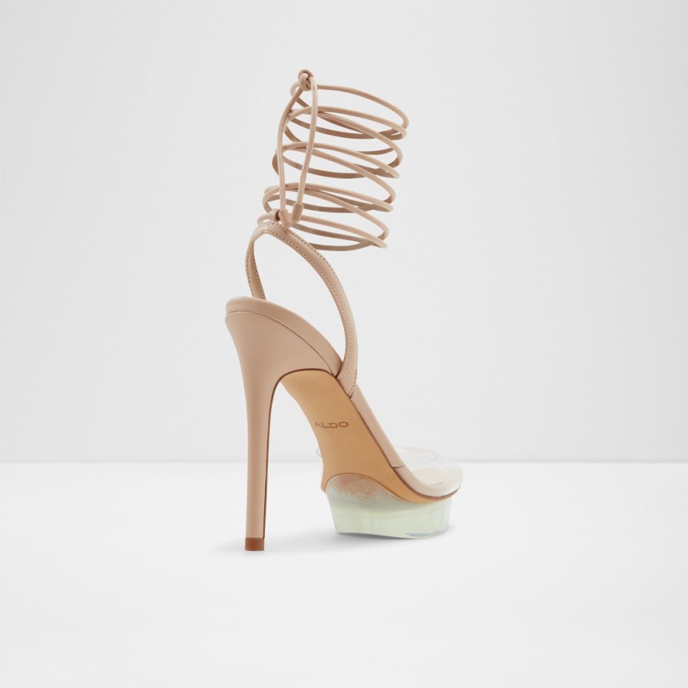 Chaussures Plateforme Aldo Bossis Talons Sandal - Stiletto Beige | LPCUAV-238