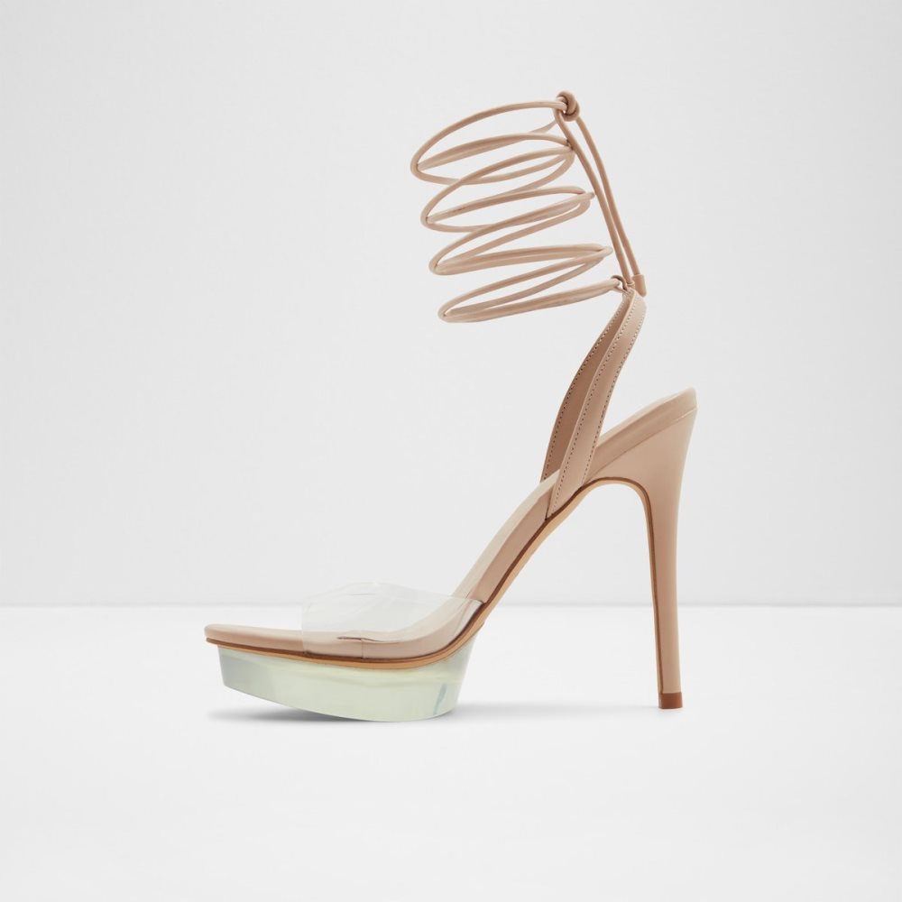 Chaussures Plateforme Aldo Bossis Talons Sandal - Stiletto Beige | LPCUAV-238