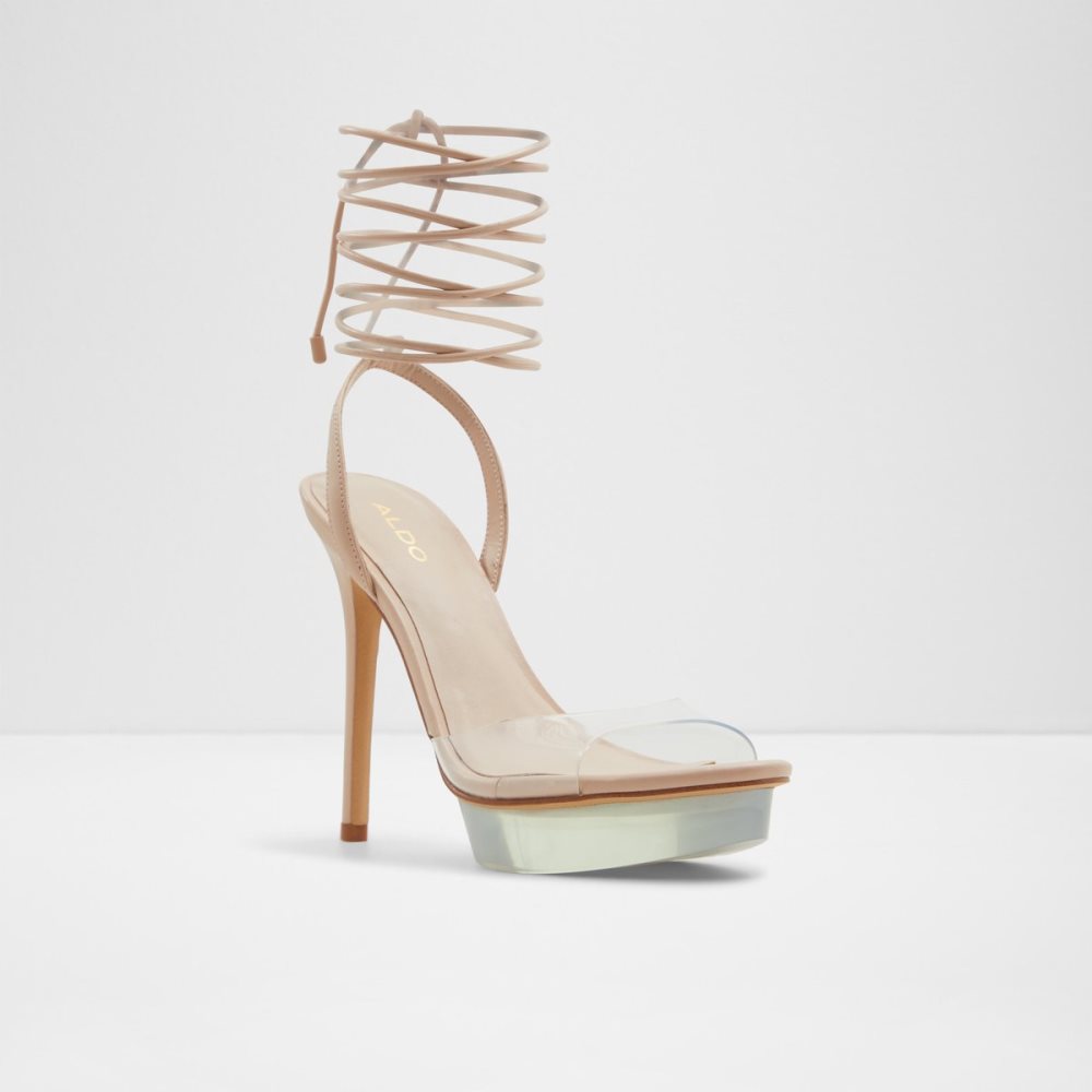 Chaussures Plateforme Aldo Bossis Talons Sandal - Stiletto Beige | LPCUAV-238