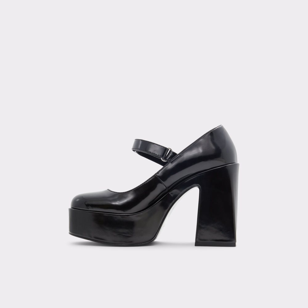 Chaussures Plateforme Aldo Dorothee Talons Mary Janes - Plateforme Noir | MBXINR-709