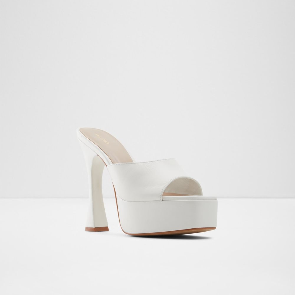 Chaussures Plateforme Aldo Faraah High Sandal - Blanche | WZFHEL-481