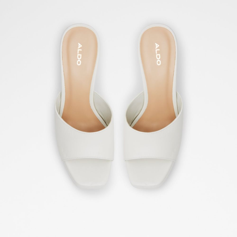 Chaussures Plateforme Aldo Faraah High Sandal - Blanche | WZFHEL-481