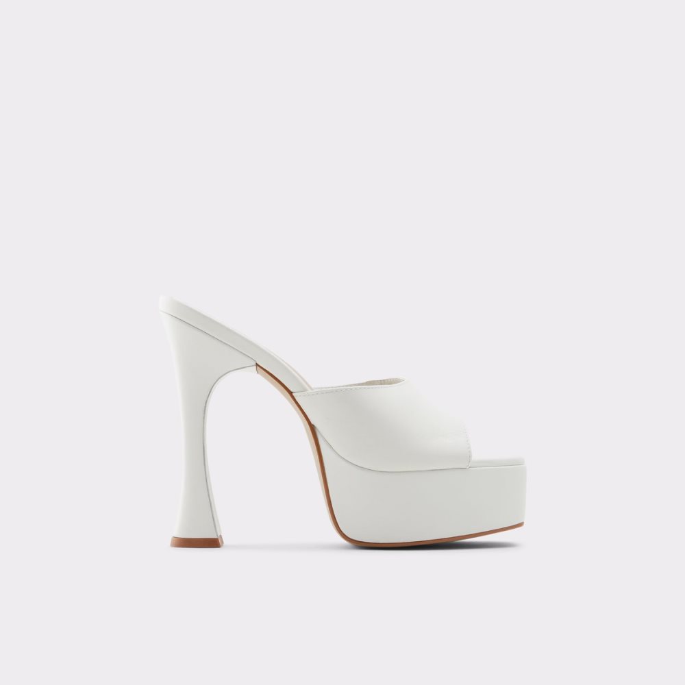 Chaussures Plateforme Aldo Faraah High Sandal - Blanche | WZFHEL-481