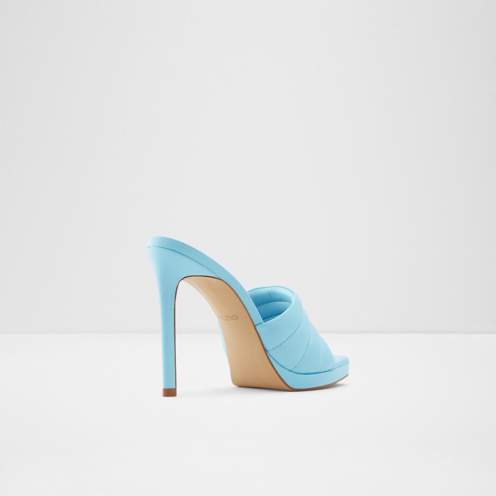 Chaussures Plateforme Aldo Gennia Talons Mule - Stiletto Bleu Clair | JAXKDY-682