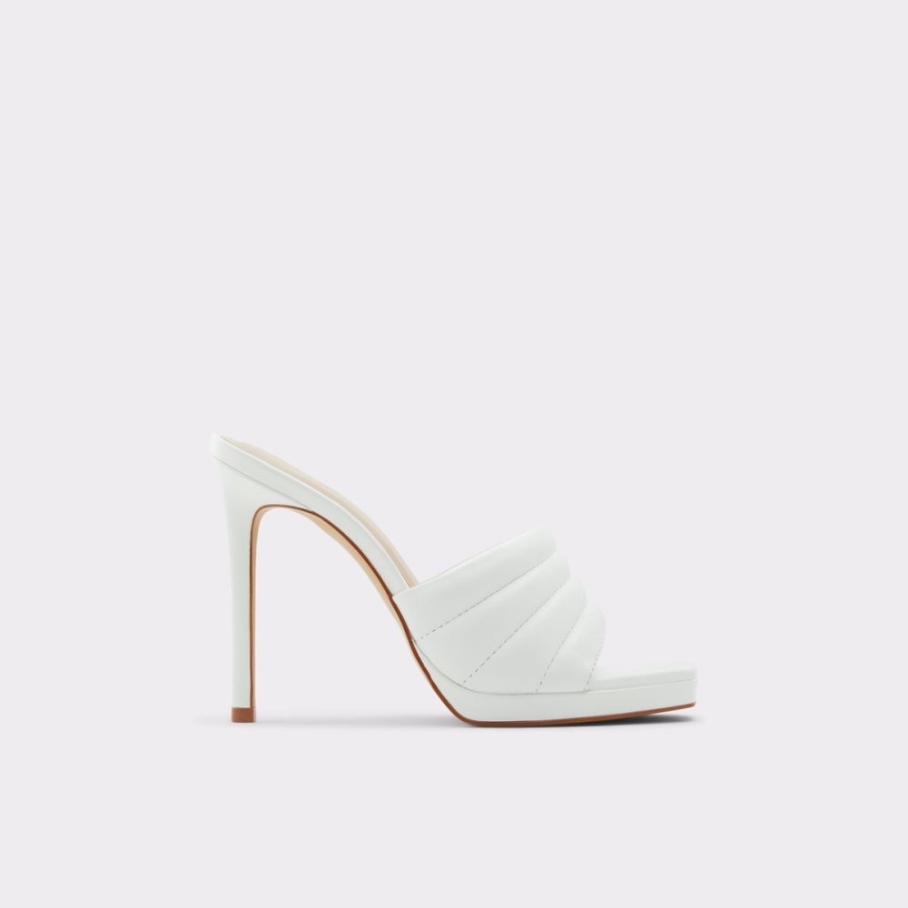 Chaussures Plateforme Aldo Gennia Talons Mule - Stiletto Blanche | WAMTZP-395