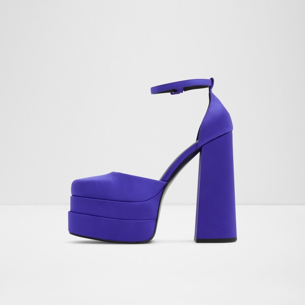 Chaussures Plateforme Aldo Grandle Brides Talons - Plateforme Violette Clair | JUNLBG-710