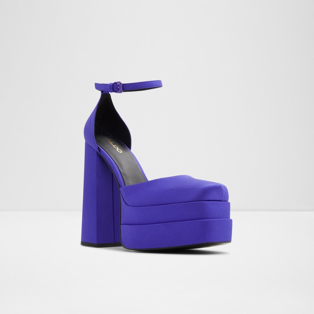 Chaussures Plateforme Aldo Grandle Brides Talons - Plateforme Violette Clair | JUNLBG-710