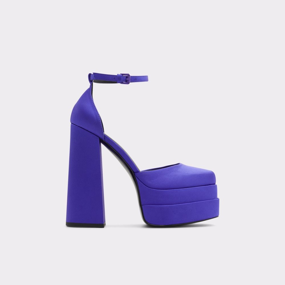 Chaussures Plateforme Aldo Grandle Brides Talons - Plateforme Violette Clair | JUNLBG-710