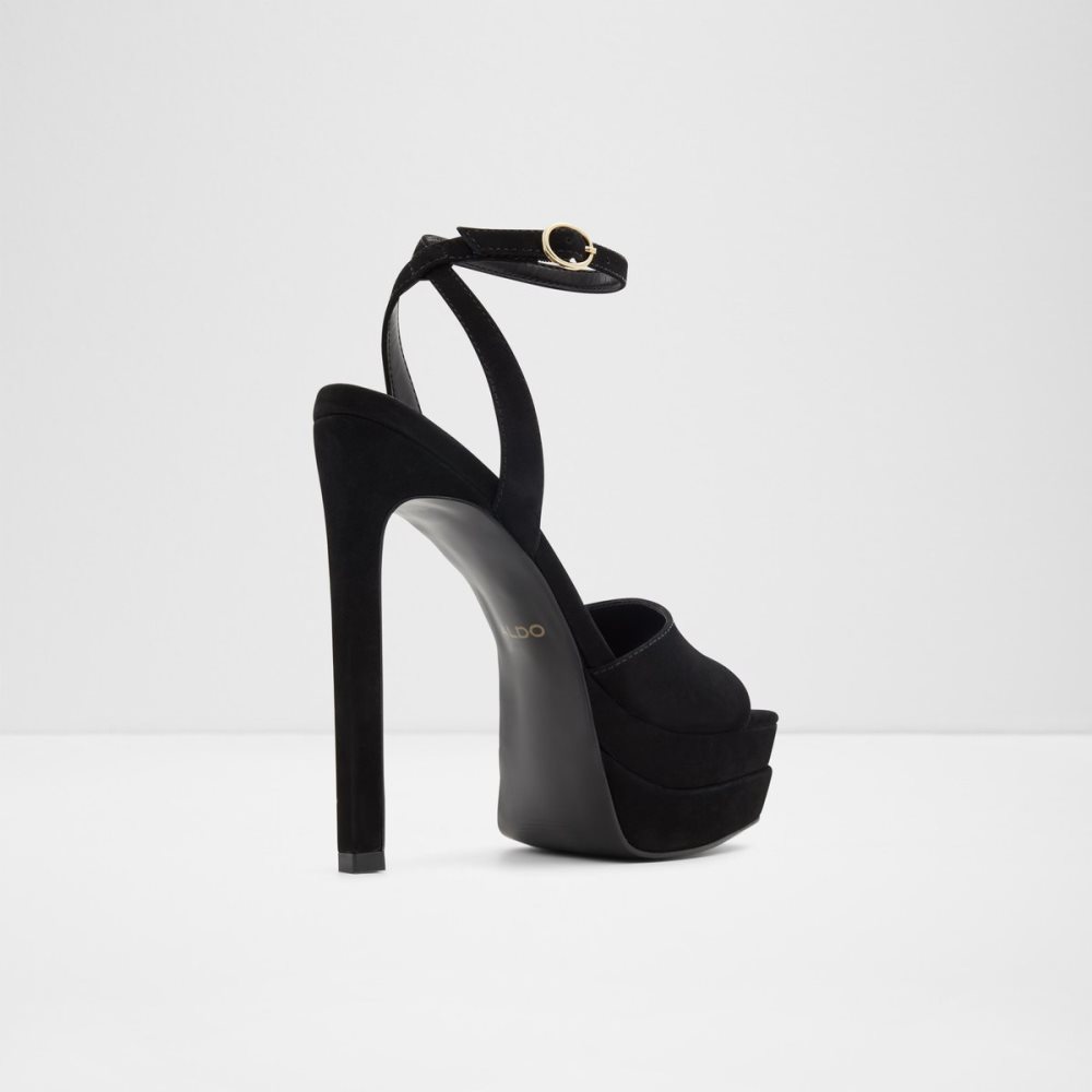 Chaussures Plateforme Aldo Koresean Talons Sandal - Stiletto Noir | AWKFJD-905