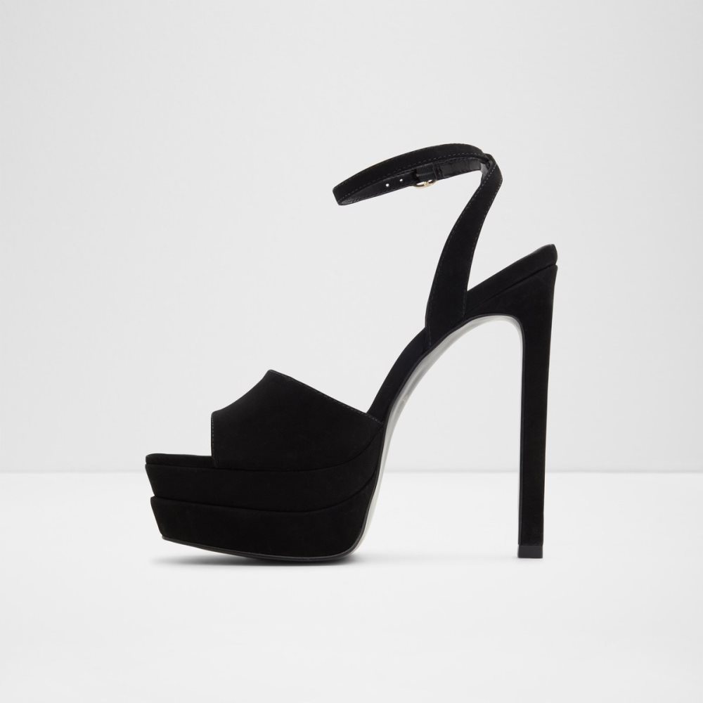 Chaussures Plateforme Aldo Koresean Talons Sandal - Stiletto Noir | AWKFJD-905