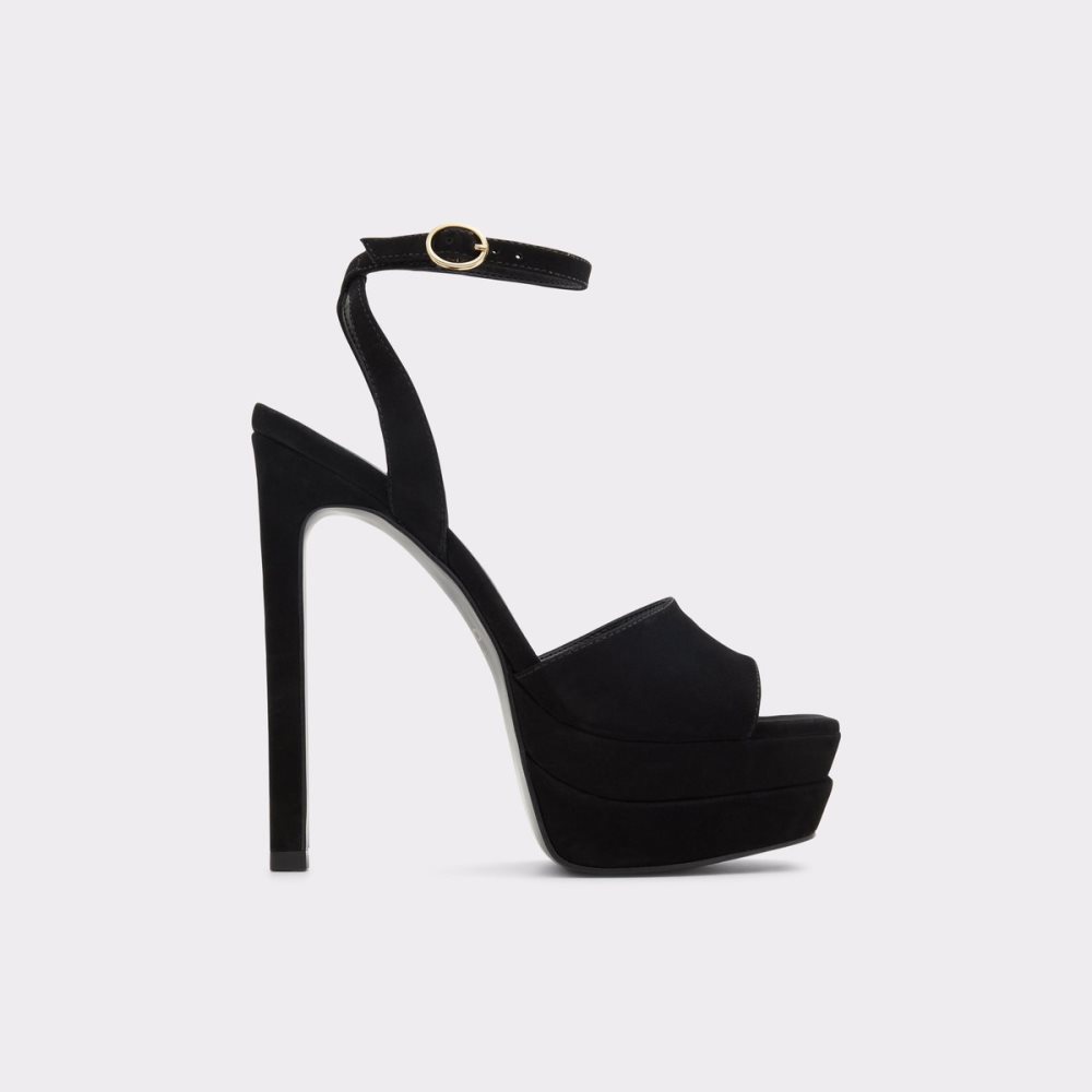 Chaussures Plateforme Aldo Koresean Talons Sandal - Stiletto Noir | AWKFJD-905