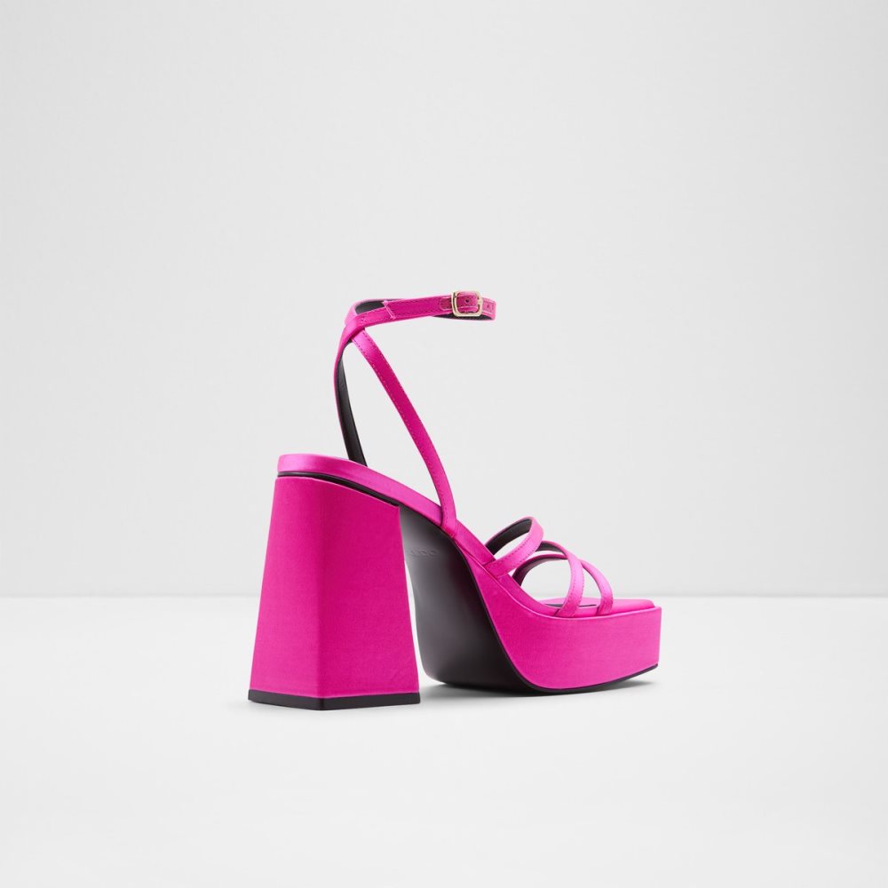 Chaussures Plateforme Aldo Landabriver Lanières Talons Sandal - Plateforme Rose Clair | HVDIXS-694