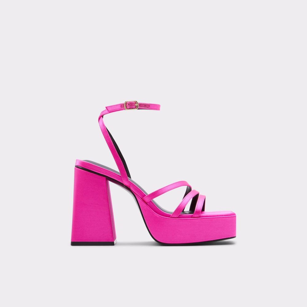 Chaussures Plateforme Aldo Landabriver Lanières Talons Sandal - Plateforme Rose Clair | HVDIXS-694