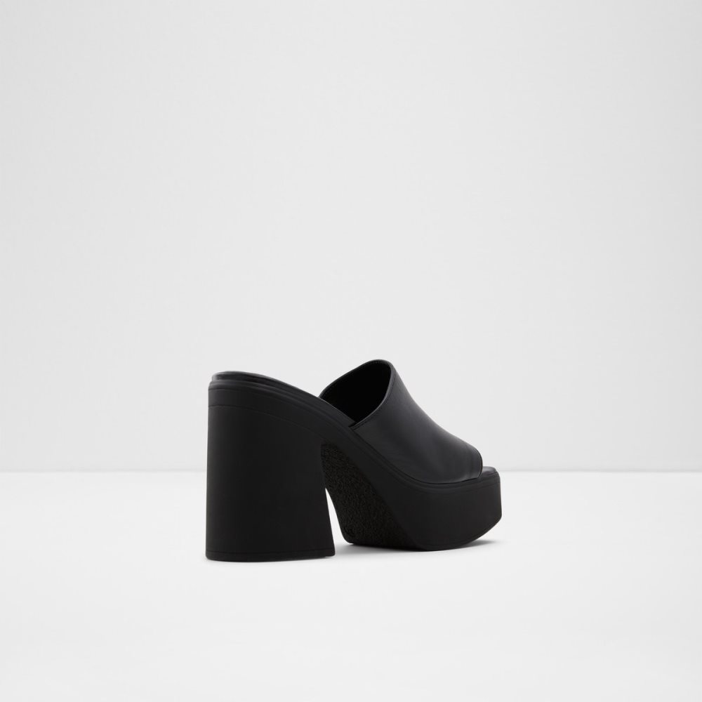 Chaussures Plateforme Aldo Melcee Talons Mule - Plateforme Noir | LDUGRW-523