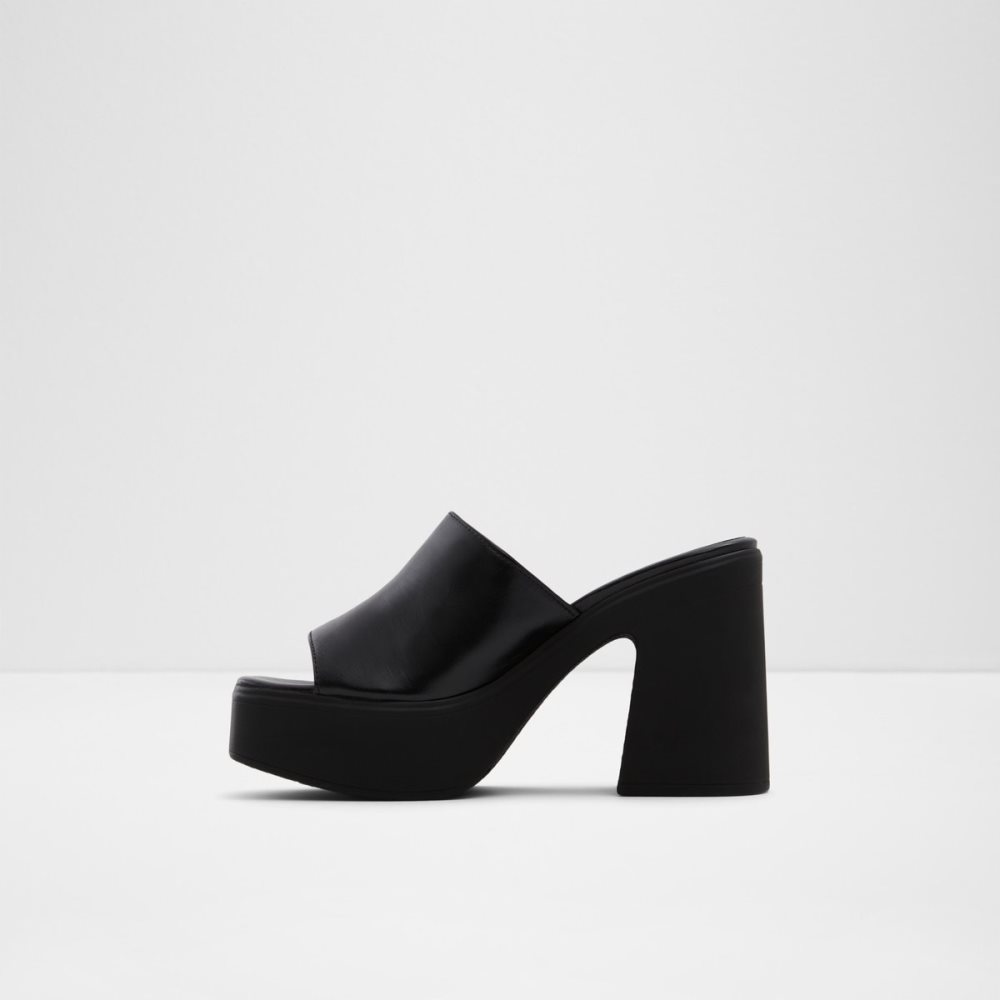 Chaussures Plateforme Aldo Melcee Talons Mule - Plateforme Noir | LDUGRW-523