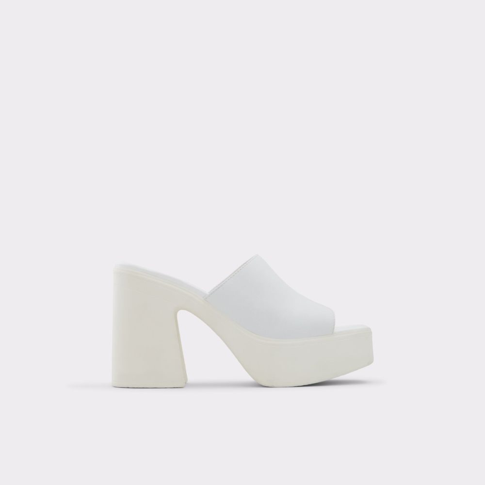 Chaussures Plateforme Aldo Melcee Talons Mule - Plateforme Blanche | WVYDOF-910