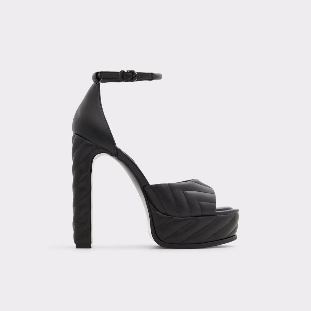 Chaussures Plateforme Aldo Milena Brides Talons Sandal - Plateforme Noir | PUSEYC-729