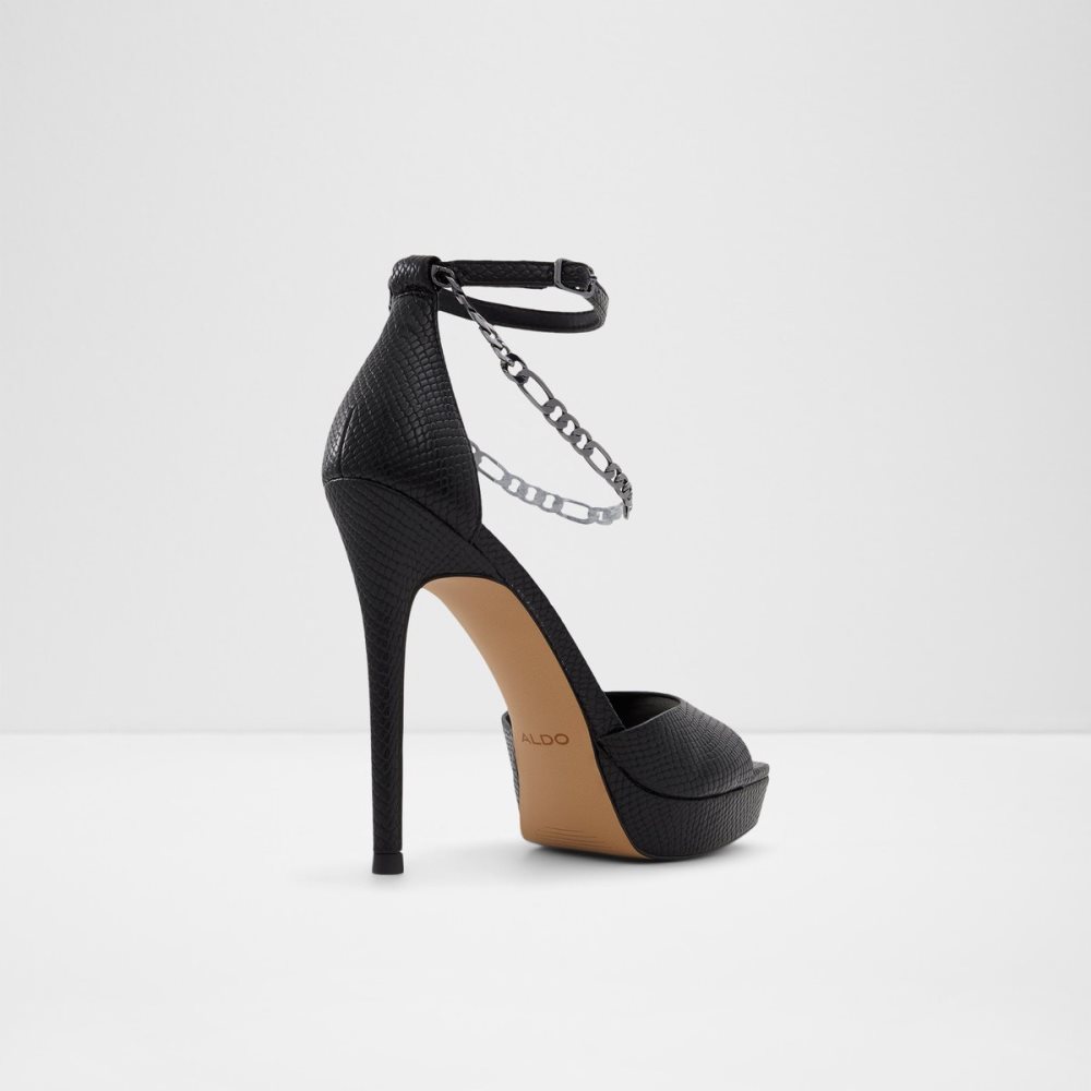 Chaussures Plateforme Aldo Prisilla Talons Sandal - Stiletto Noir | TMBFWG-982